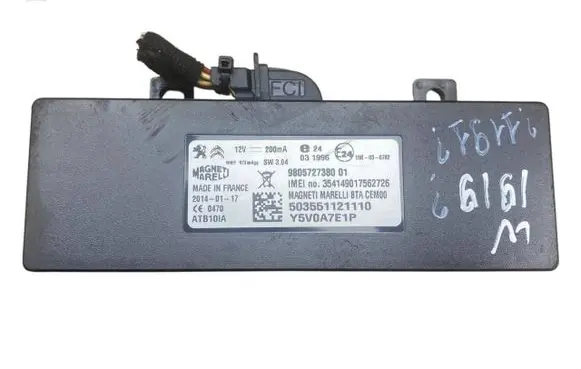 Peugeot 508 Bluetooth control unit module 9805727380 503551121110