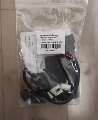 Volkswagen Golf VIII EUR ISO radio connector 7L0051445G