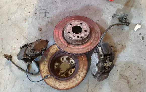 Mercedes-Benz E W211 Brake discs and calipers set
