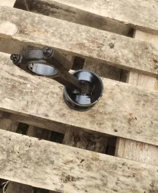 BMW 5 E60 E61 Piston with connecting rod 11257792745