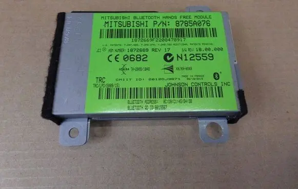 Mitsubishi Outlander Bluetooth control unit module 8785A076