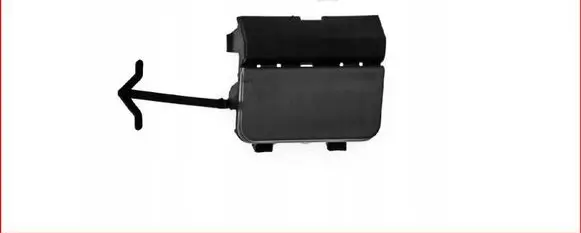 Volkswagen Touareg I Front tow hook cap/cover 