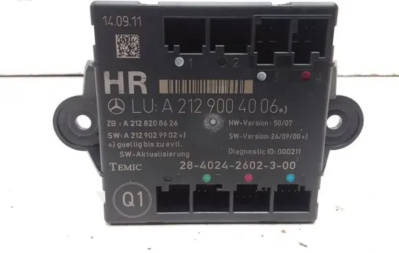 Mercedes-Benz E W212 Door control unit/module A2129004006
