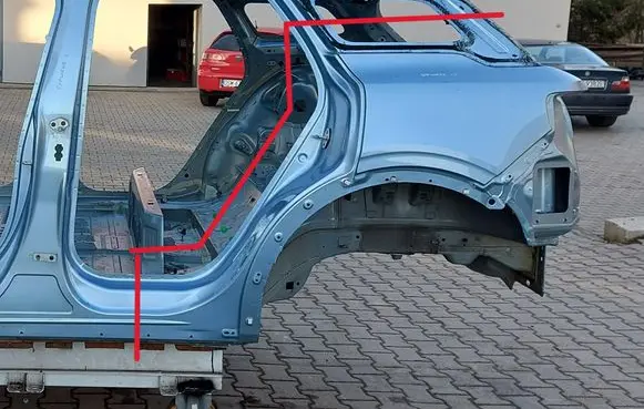 Ford Explorer Rear quarter panel FORDEXPLORBLLT