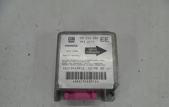 Opel Corsa B Airbag control unit/module 09114585
