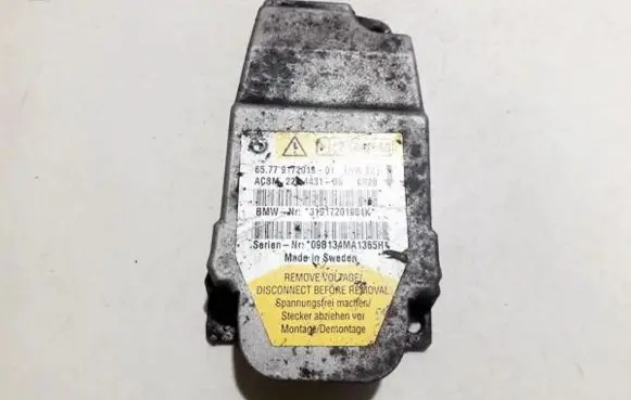 BMW 5 E60 E61 Airbag control unit/module 65779172019 2204431-36