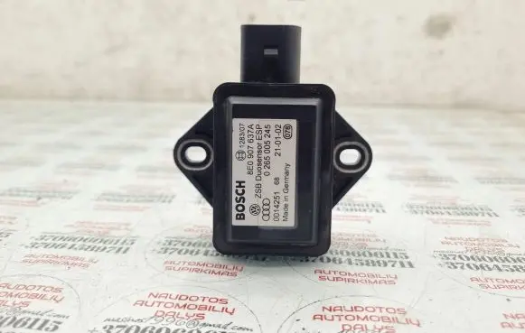 Audi A4 S4 B6 8E 8H ESP acceleration yaw rate sensor 8E0907637A