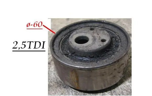 Timing belt tensioner pulley