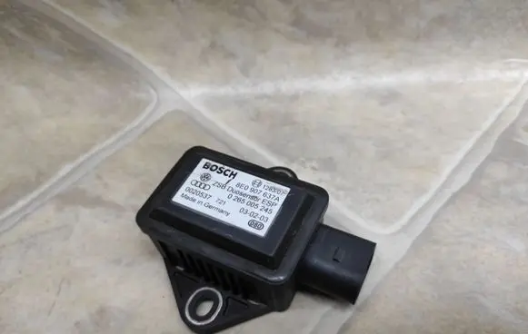 ESP acceleration yaw rate sensor