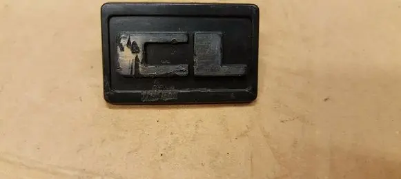 Volkswagen Golf II Fender model badge letters 191853688A