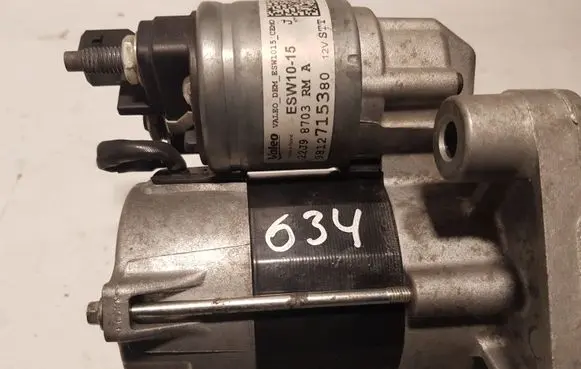 Citroen C3 Starter motor ESW1015 22J98703 9812715380