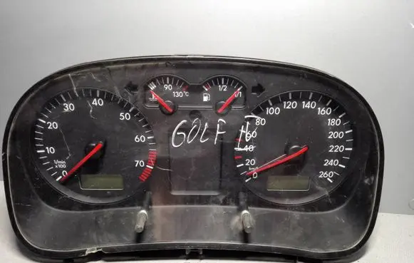 Volkswagen Golf IV Speedometer (instrument cluster) 1J0919880B 0263604023 00420611748201