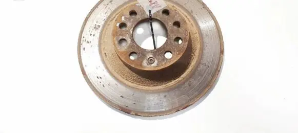 Audi A6 S6 C6 4F Rear brake disc neventiliuojamas