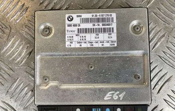 BMW 5 E60 E61 Seat control module 6927270 00004008C6 000346817