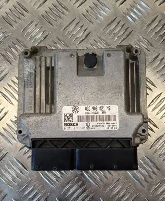 Volkswagen PASSAT B6 Engine control unit/module 03G906021MS 1039S15596 0281013312