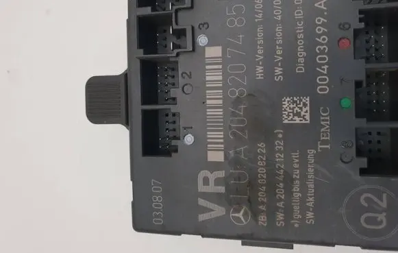 Mercedes-Benz C W204 Door control unit/module A2048207485 A2048208226 A2044421232