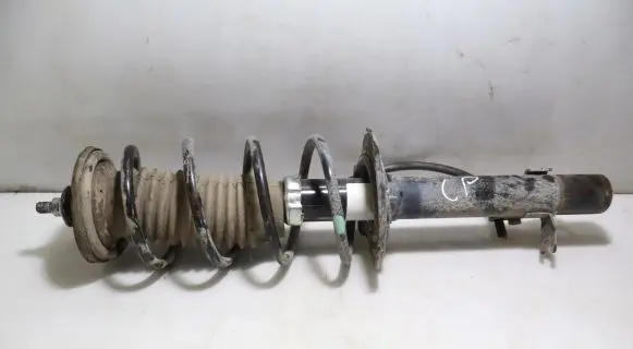 Front shock absorber with coil spring