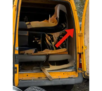 Ford Transit Trunk rubber seal (body) 