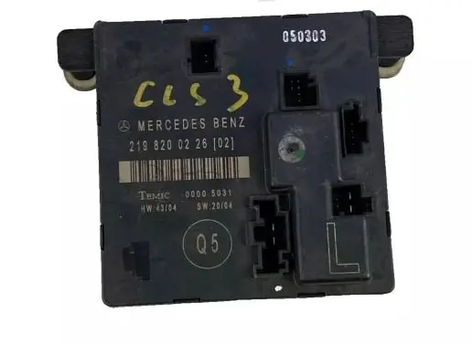 Mercedes-Benz CLS C218 X218 Door control unit/module A2198200226