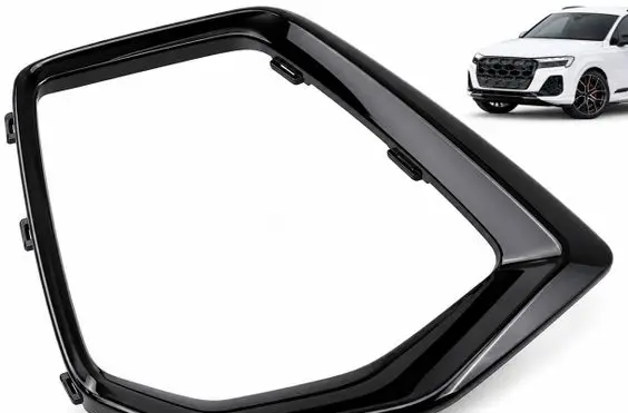 Audi SQ7 Front bumper splitter molding 4M0853258A T94