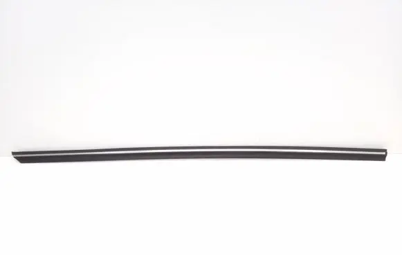 Front door glass trim molding