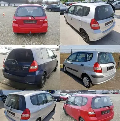 Honda Jazz Tailgate/trunk/boot exterior handle CZERWONA