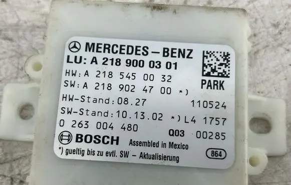 Mercedes-Benz E W212 Parking PDC control unit/module A2189000301