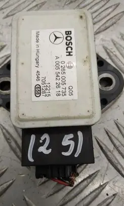 Mercedes-Benz E W212 ESP acceleration yaw rate sensor A0055422618