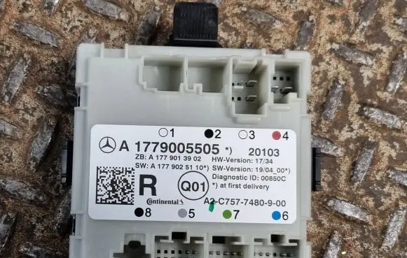 Mercedes-Benz A W177 Door control unit/module A1779005505 A1779013902