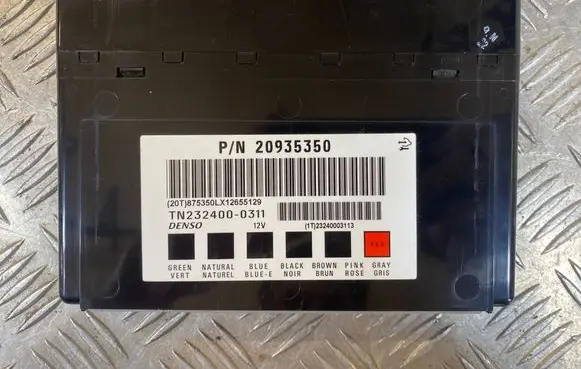 Chevrolet Captiva Comfort/convenience module 20935350 TN2324000311 23240003113