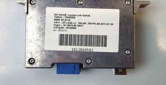 BMW X5 F15 Camera control unit module 9316923