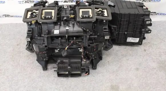 Interior heater climate box assembly