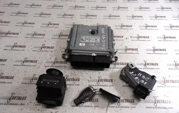 Mercedes-Benz E W211 Engine ECU kit and lock set A6421509077 A2115452308