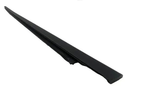 Front door glass trim molding