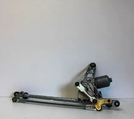 Front wiper linkage and motor