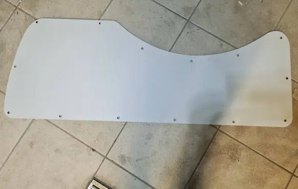 Trunk/boot lower side trim panel