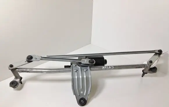 Front wiper linkage and motor