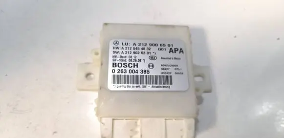 Mercedes-Benz E C207 W207 Parking PDC control unit/module A2125454832 A2129006501 A2129025301