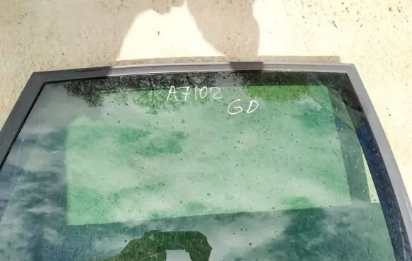Seat Altea Rear door window glass