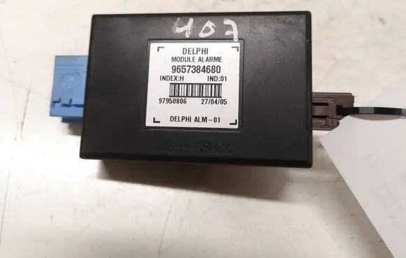 Peugeot 407 Alarm control unit/module 9657384680