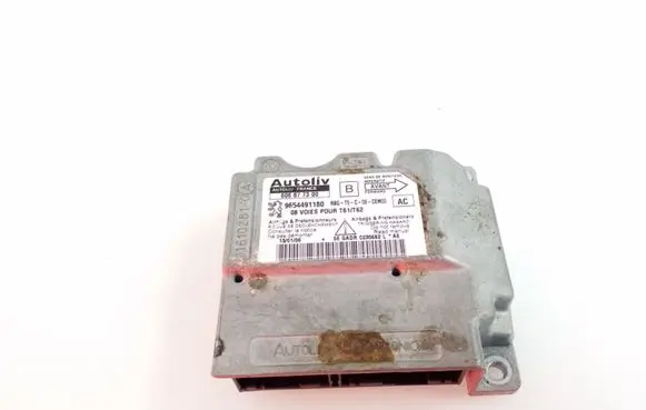 Peugeot 307 Airbag control unit/module 9654491180
