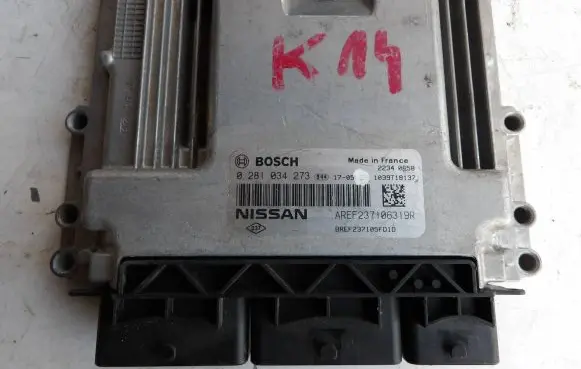 Nissan Micra K14 Engine control unit/module 0281034273 ARFE237106319R 1039T18137