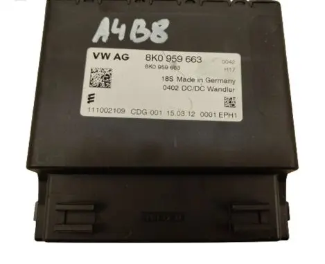 Audi A4 S4 B8 8K Voltage converter inverter 8K0959663