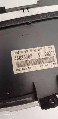 Fiat Punto (188) Speedometer (instrument cluster) 46833368 503000460300 2570504