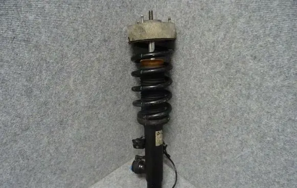 Front shock absorber with coil spring