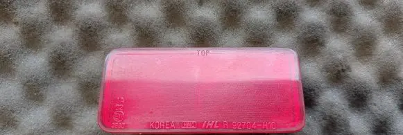 Rear tail light reflector