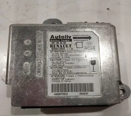 Renault Scenic II - Grand scenic II Airbag control unit/module 607993600 8200412042