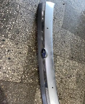 Trunk door license plate light bar