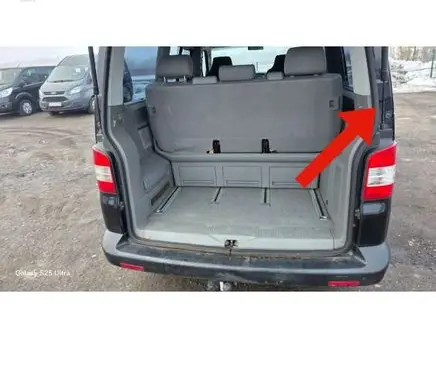 Volkswagen Multivan T5 Loading door rubber seal (on body) 