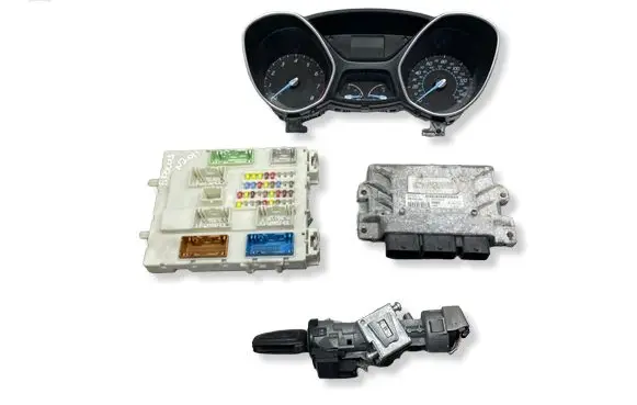Ford Focus Engine ECU kit and lock set S180127005 BV6112A650AD AV6T9A340AAA